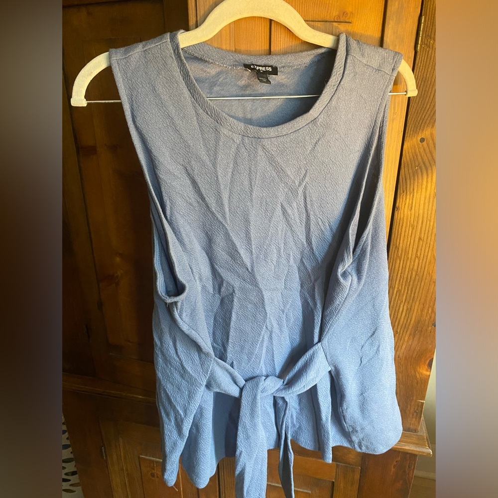 Express blue blouse XL